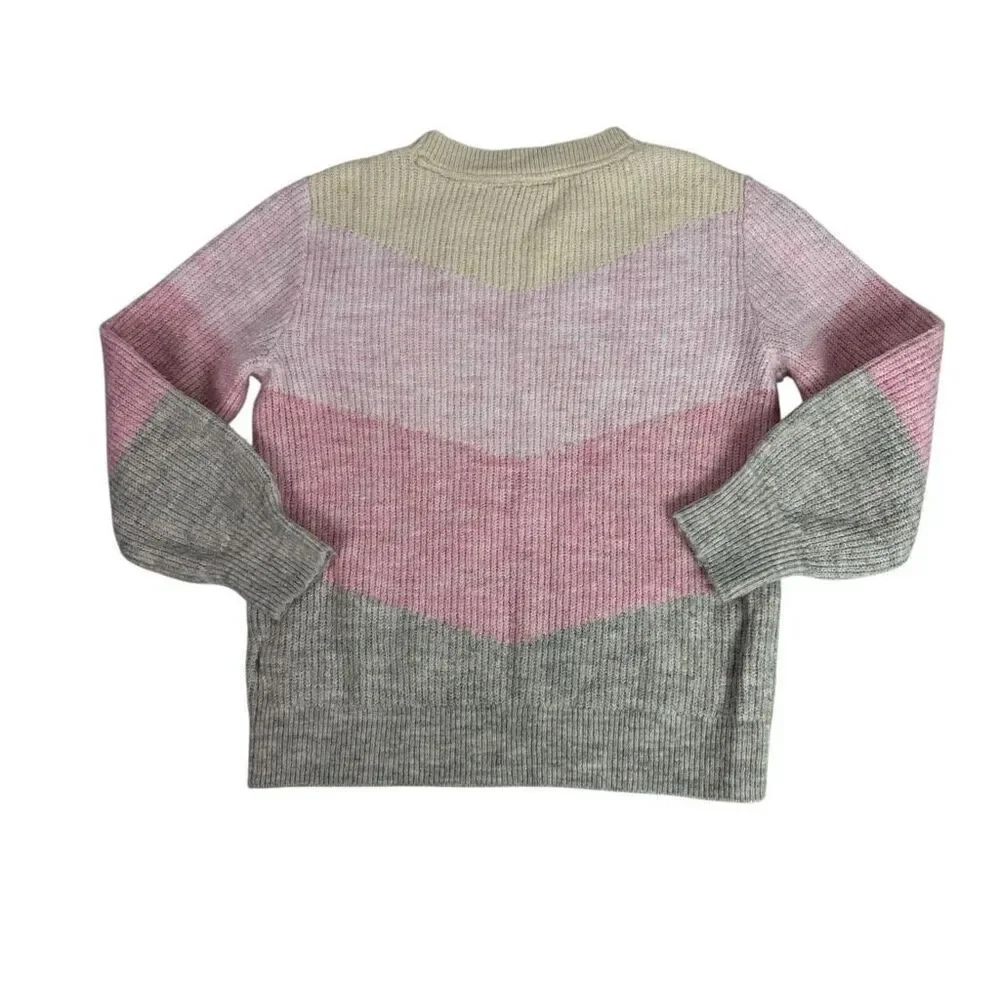 Gap Kids Small Colorblock Chevron Sweater size Small